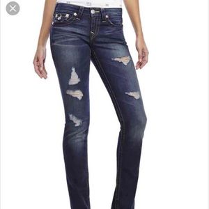 True religion basic slim straight jeans